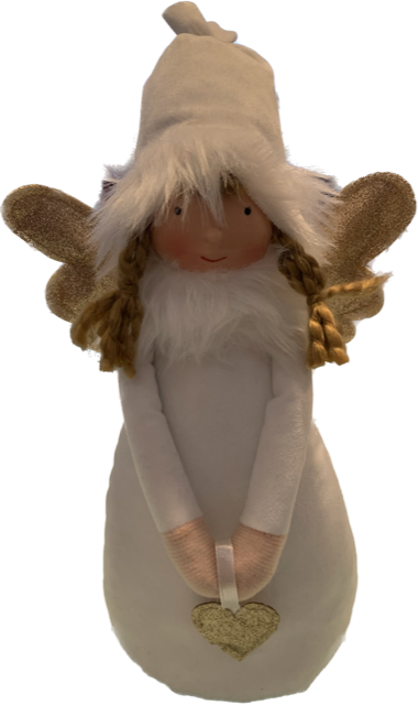 Angel Christmas Velvet Dress and Golden Wings Angel Christmas Velvet Dress and Golden Wings